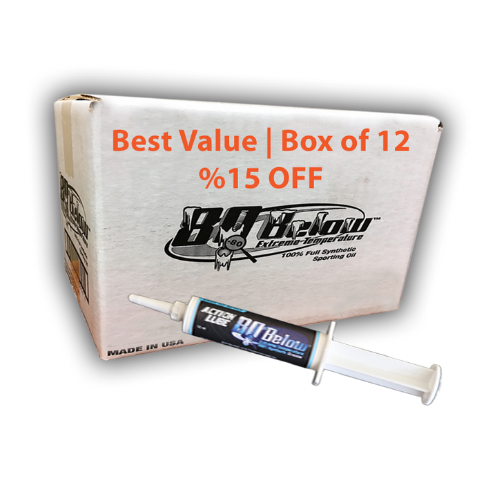 80 Below Syringe 12 ml | Extreme Temperature Sporting Oil Synthetic