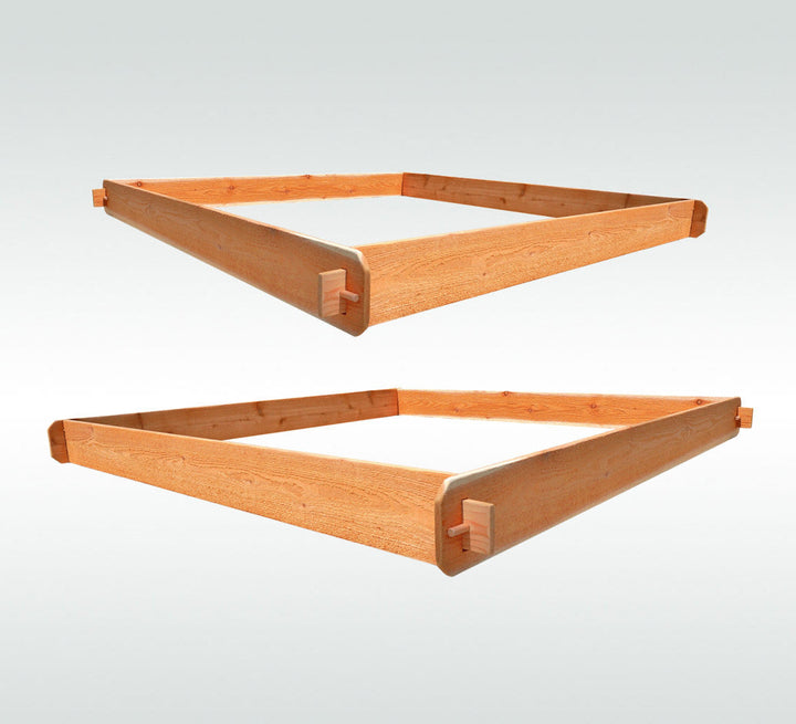 Timberlane Gardens Raised Garden Bed Kit Set Large (Two 6x6) Select Cedar