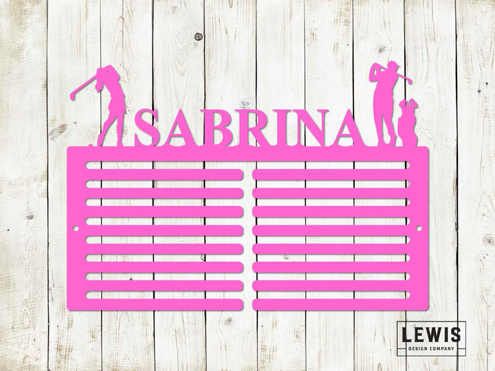 Custom Golf Scorecard Display | Personalized Metal Golf Decor