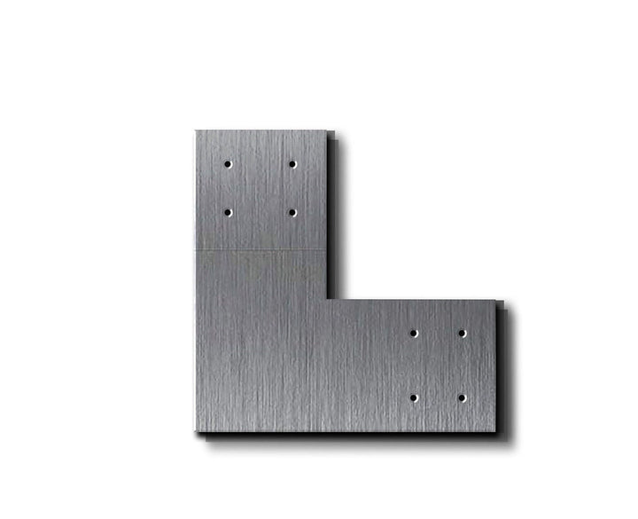 Stainless Steel Structural Design 6x6 L Bracket, 6x6 L Support Bracket, Pergola Bracket, 6x6 L Bracket, Truss Plate