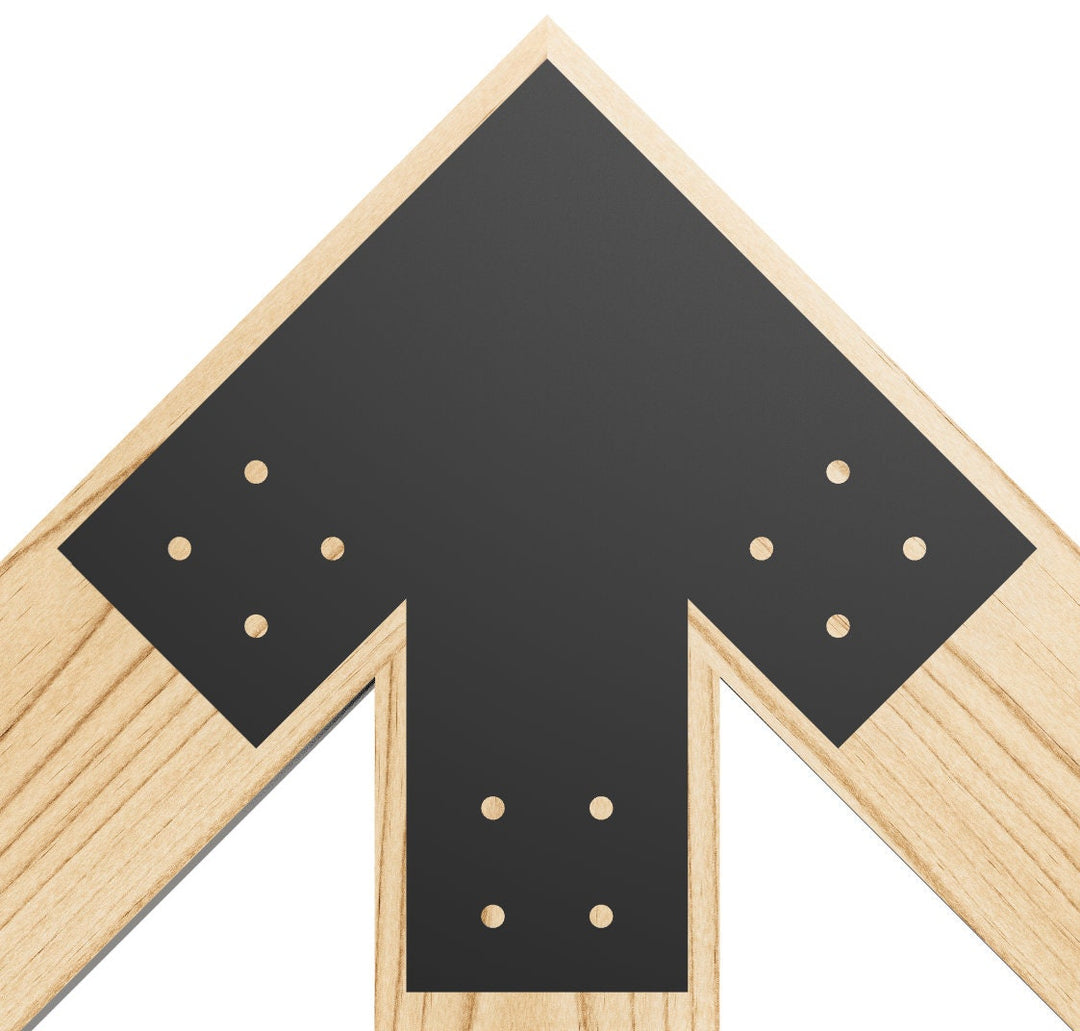 Structural Design Timber Truss Brackets for 8x8 Posts, 8" Timber Truss Bracket, 8x8 Fan Bracket