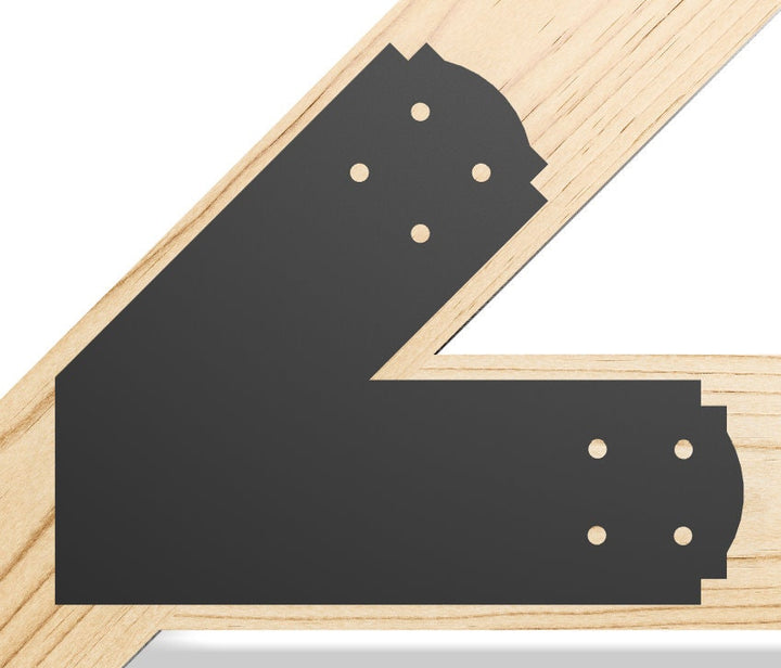 Decorative Design Timber Truss Brackets for 8x8 Posts, 8" Timber Truss Brackets