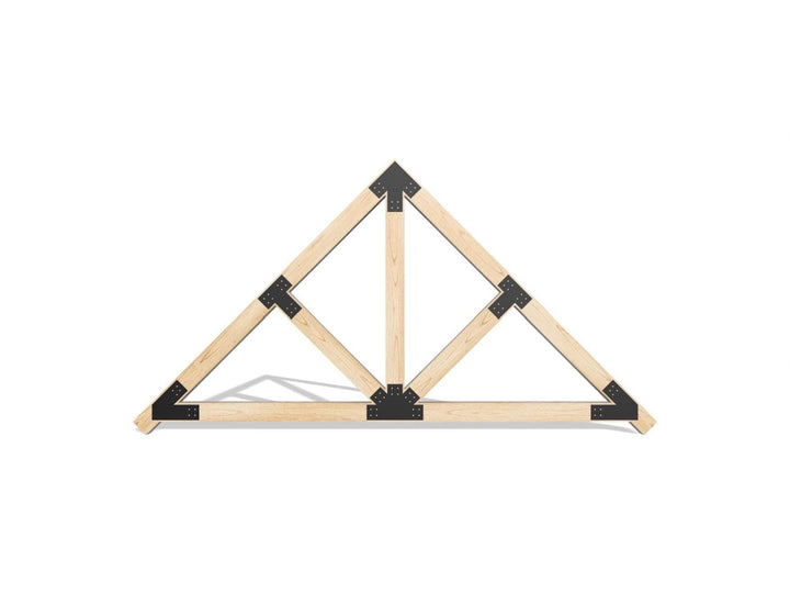 6x6 Structural Design Timber Truss Brackets for 6x6 Posts, 6" Timber Truss Brackets, 6x6 Fan Bracket