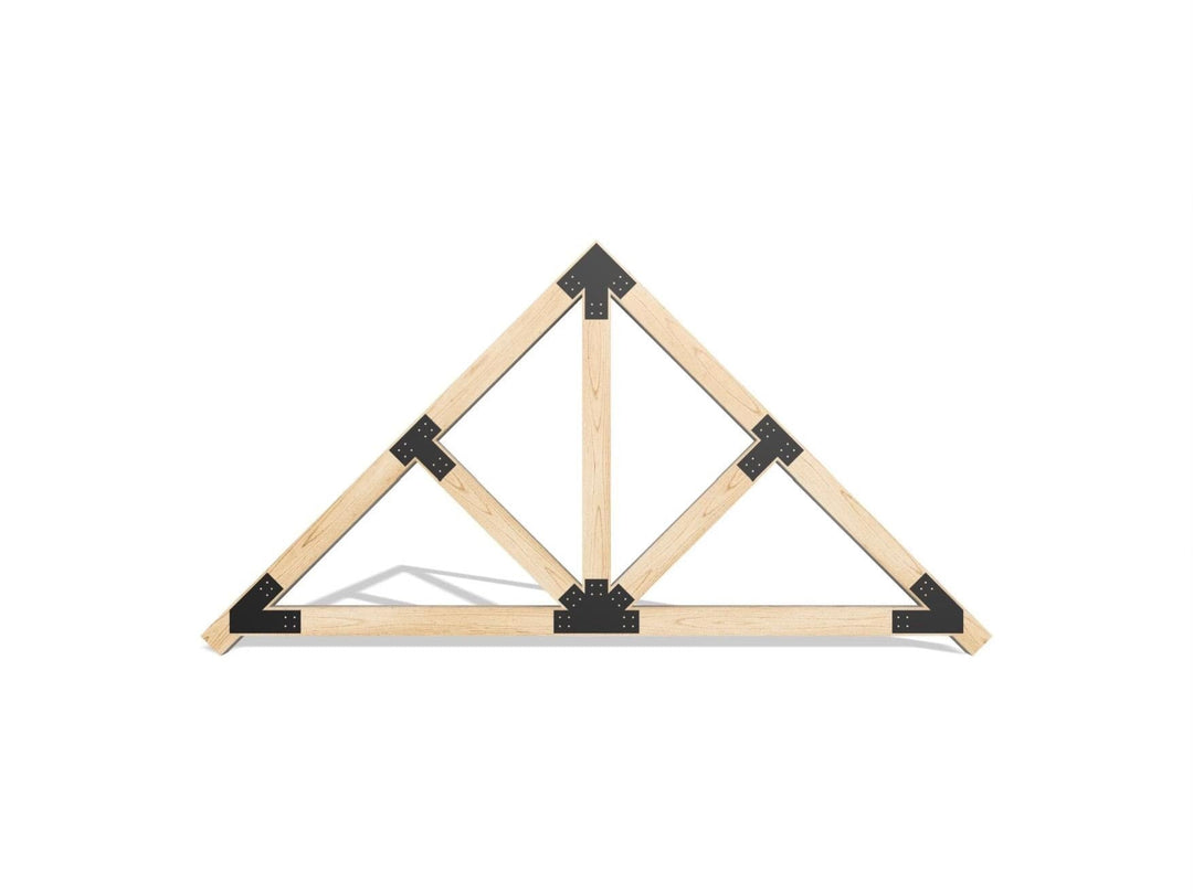 Structural Design Timber Truss Brackets for 6x6 Posts, 6" Timber Truss Bracket