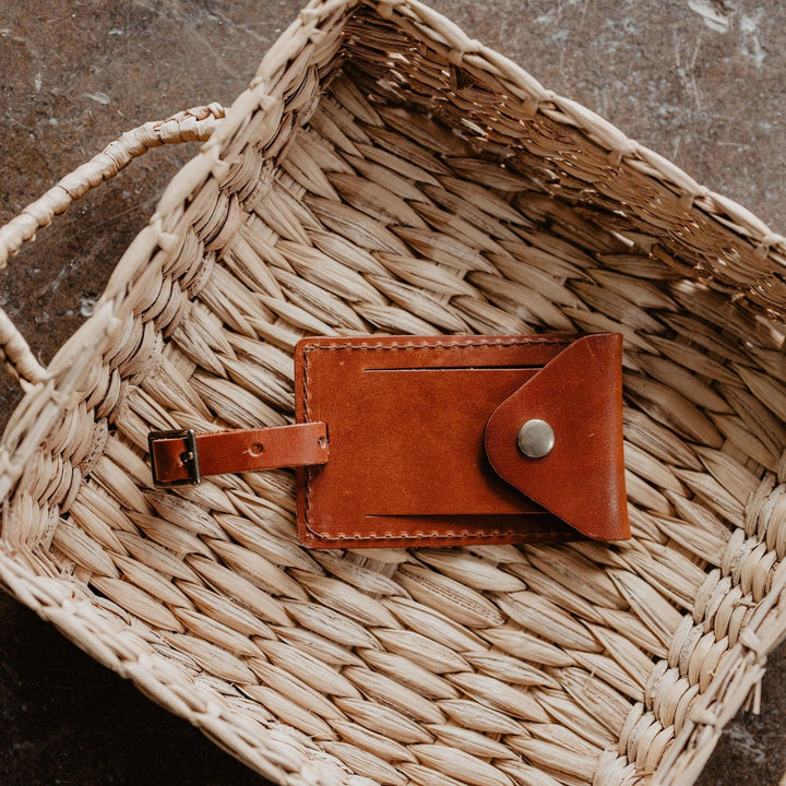 Leather Luggage Tag - USA Made
