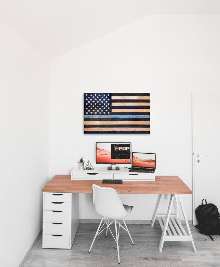 Thin Blue Line Flag - “The Protector”