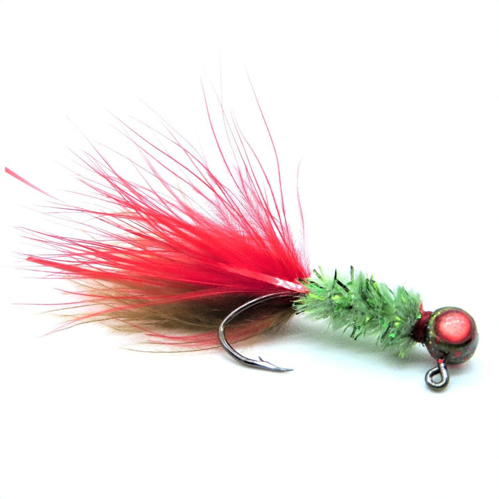 Hand Tied Crappie Jigs  - Marabou Tail