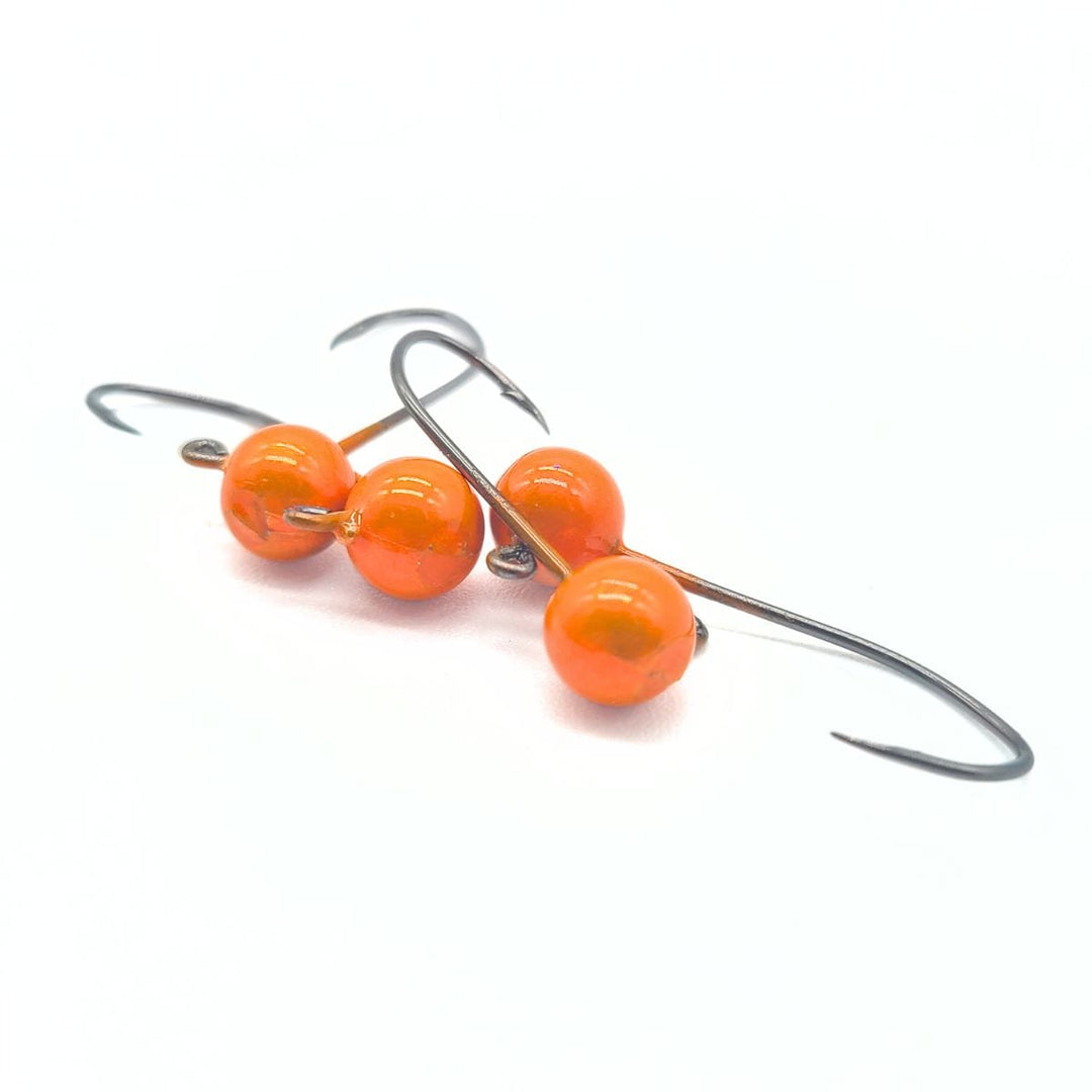 Round Jig Heads - 1/32- 1/16 - 1/8 - 12 Pack - No Collar