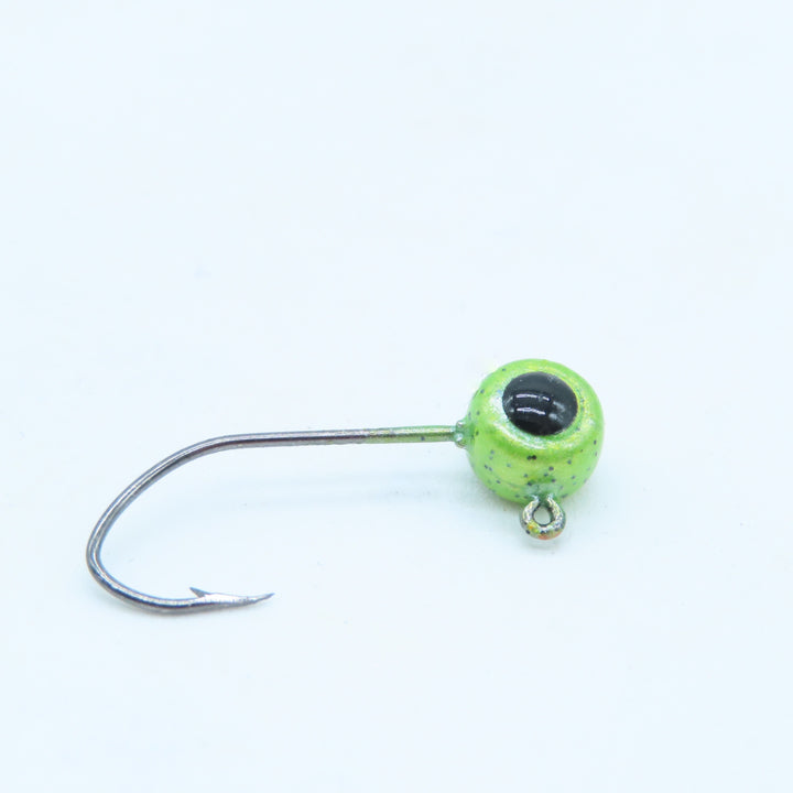 Free Style Jig Heads - 3D Eyes - 12 Pack - No Collar