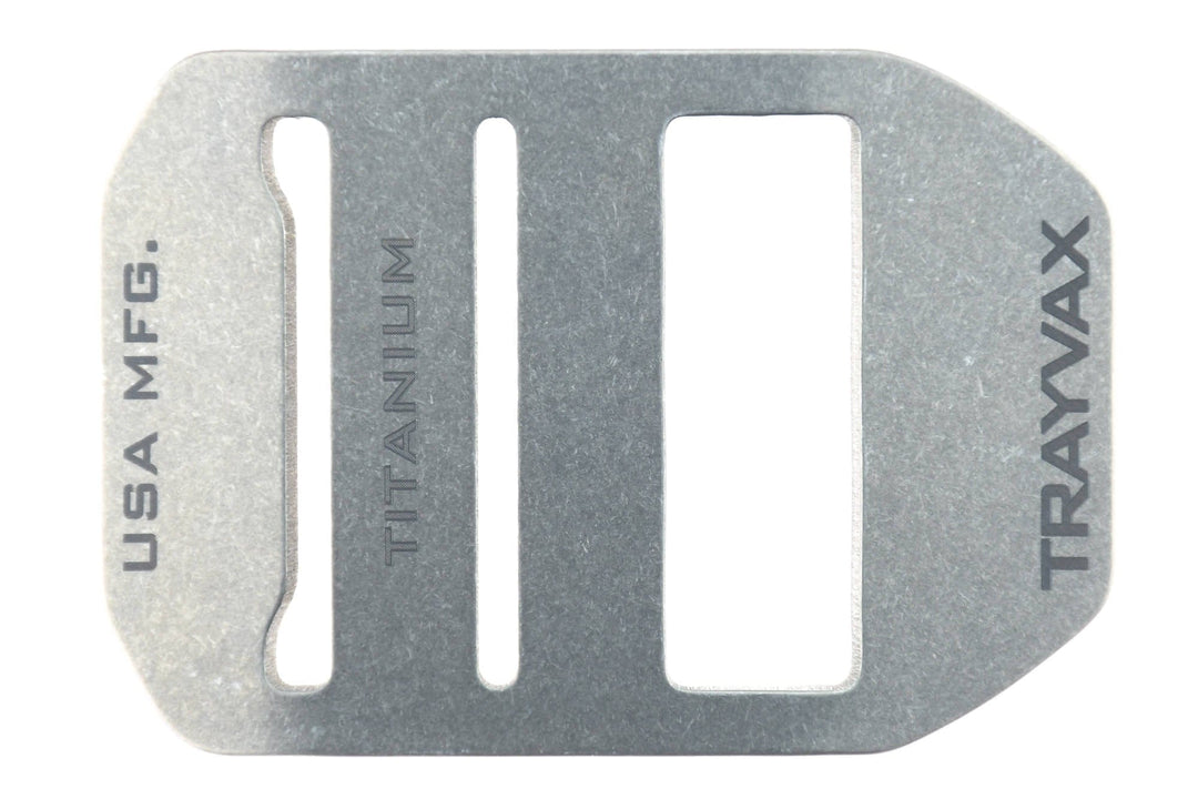 Cinch Belt Buckle - Titanium