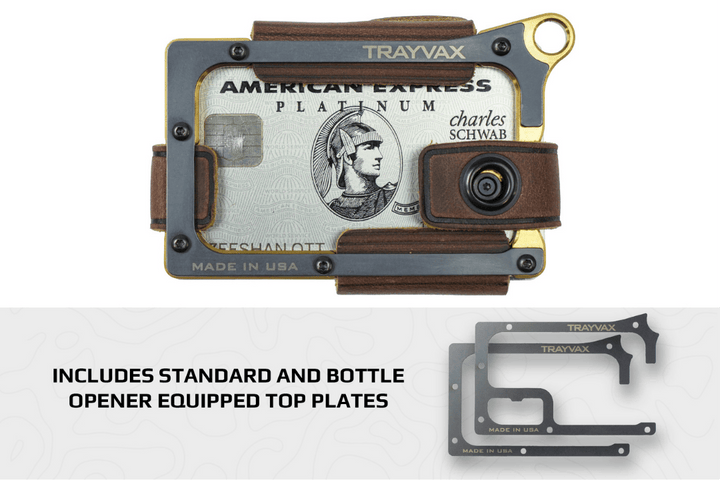 Contour Wallet - Brass Mississippi Mud