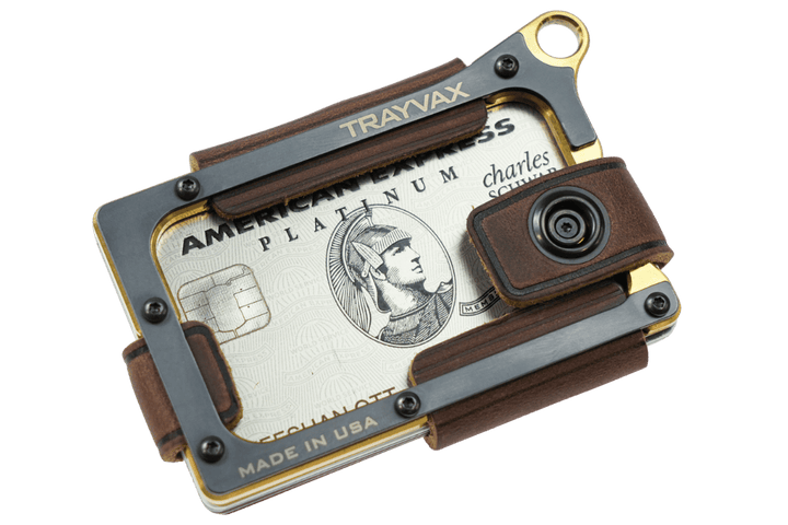 Contour Wallet - Brass Mississippi Mud
