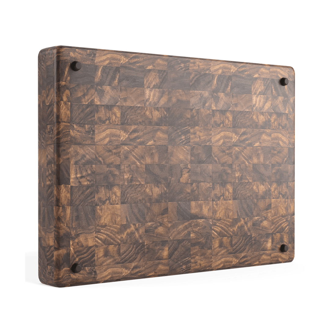 Extra Large Walnut Wood End Grain Butcher Block Cutting Board with Juice Groove