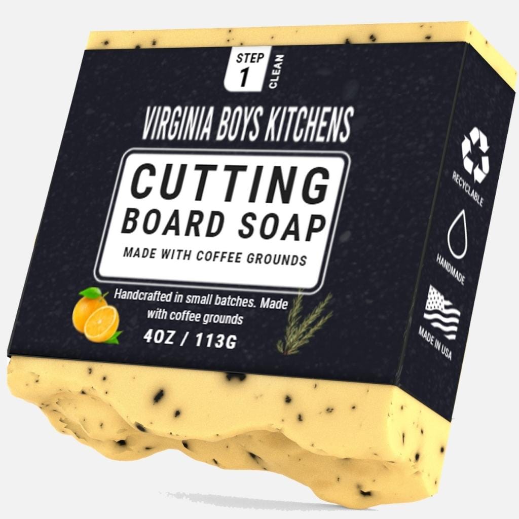 Cutting Board, Cast Iron &amp; Hand Soap