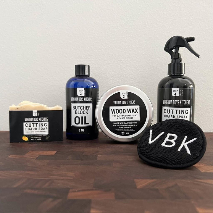 Cutting Board, Cast Iron &amp; Hand Soap